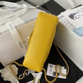 CChanel Mini CF handle Модель AS2431 Классическая сумка с ромбови