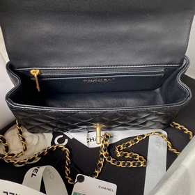 CChanel Mini CF handle Модель AS2431 Классическая сумка с ромбови