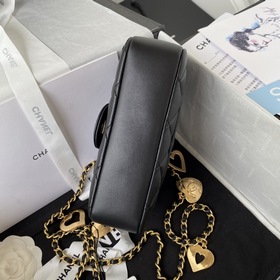 Chanel маленькая сумка с цепочкой в клетку, модель AS3456 CF с ме