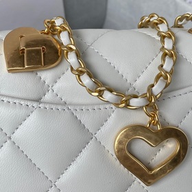 Chanel маленькая сумка с цепочкой в клетку, модель AS3456 CF с ме