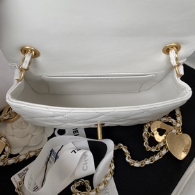 Chanel маленькая сумка с цепочкой в клетку, модель AS3456 CF с ме