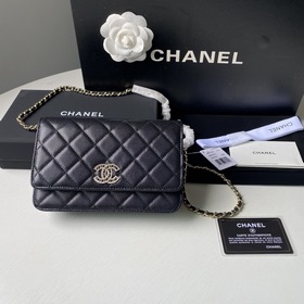 CHANEL22 Новая модель WOC из кожи верхнего слоя с новым логотипом