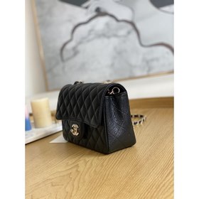 Chanel Импортная кожа с золотой застежкой Классическая сумка CF с