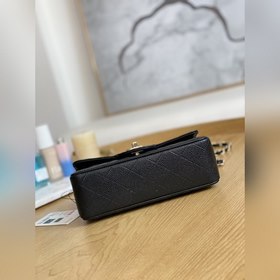 Chanel Импортная кожа с золотой застежкой Классическая сумка CF с