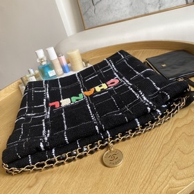 Сумка-шоппер Chanel из драпированной ткани с шнурком, модель 0491
