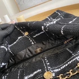 Сумка-шоппер Chanel из драпированной ткани с шнурком, модель 0491