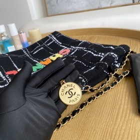 Сумка-шоппер Chanel из драпированной ткани с шнурком, модель 0499