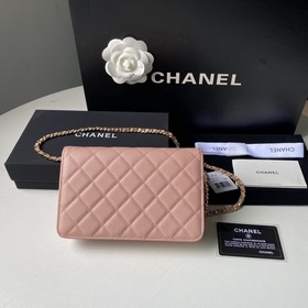 CHANEL WOC маленькая сумка с цепочкой, сумка через плечо Верхняя 
