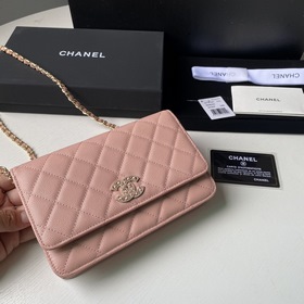 CHANEL WOC маленькая сумка с цепочкой, сумка через плечо Верхняя 