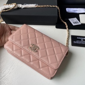 CHANEL WOC маленькая сумка с цепочкой, сумка через плечо Верхняя 
