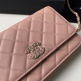 CHANEL WOC маленькая сумка с цепочкой, сумка через плечо Верхняя 