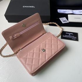 CHANEL WOC маленькая сумка с цепочкой, сумка через плечо Верхняя 