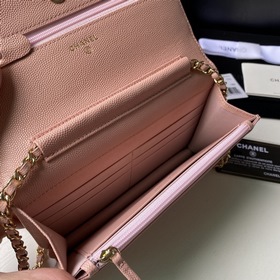 CHANEL WOC маленькая сумка с цепочкой, сумка через плечо Верхняя 