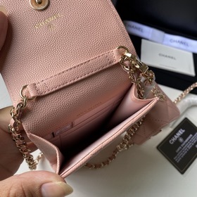 CHANEL Сумка с двойной буквой C для мобильного телефона Верхняя ч