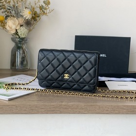 CHANEL сумка с цепочкой, модель № 33814 Импортная кожа ягненка с