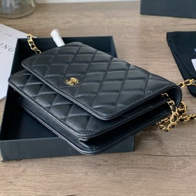 CHANEL сумка с цепочкой, модель № 33814 Импортная кожа ягненка с