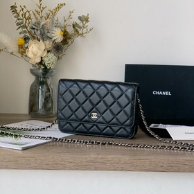 CHANEL сумка с цепочкой, модель № 33814 Импортная кожа ягненка с