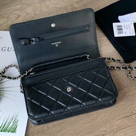 CHANEL сумка с цепочкой, модель № 33814 Импортная кожа ягненка с