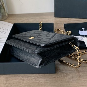 CHANEL сумка с цепочкой, модель № 33814 Ромбовидный узор виде ли