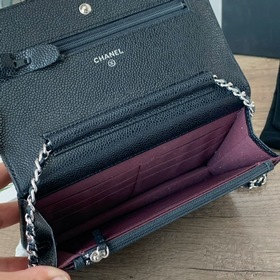 CHANEL сумка с цепочкой, модель № 33814 Ромбовидный узор виде ли