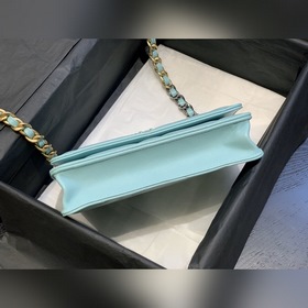 CHANEL Ручная сумка с двойным логотипом и ромбовидным узором Моде