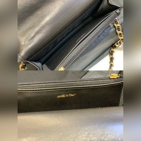 CHANEL Ручная сумка с двойным логотипом и ромбовидным узором Моде