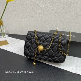 Новая модель сумки Chanel с крышкой Сумка с золотой цепочкой Пос