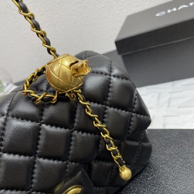 Новая модель сумки Chanel с крышкой Сумка с золотой цепочкой Пос