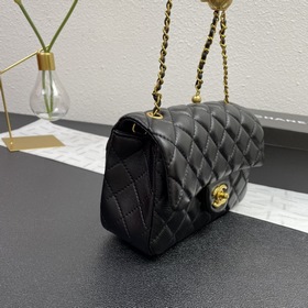 Новая модель сумки Chanel с крышкой Сумка с золотой цепочкой Пос