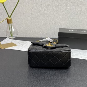 Новая модель сумки Chanel с крышкой Сумка с золотой цепочкой Пос