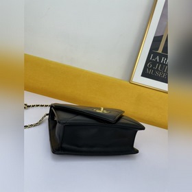 Chanel/Chanel Женская сумка из кожи с ромбовидным узором, сумка д