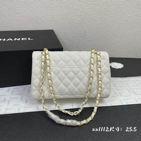 Chanel сумка через плечо Woc из кожи цвета «икры» с двойной букво