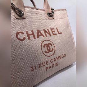 CHANEL Модель A66941 Женская сумка для покупок из джинсовой ткани