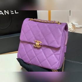 CHANEL Модель AS3108 Двойной рюкзак из кожи личи Новая весенняя и