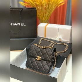CCHANEL модель AS3108 рюкзак из кожи личи Новая весенняя и летняя