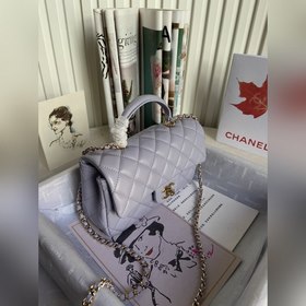 Chanel Mini CfHandle перламутровый одноплечевой сумочка, артикул 