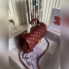 Chanel Mini CfHandle перламутровый одноплечевой сумочка, артикул 