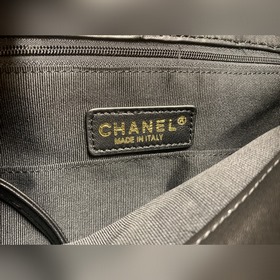 CHANE Плетеный черный с золотым модный рюкзак  Модель： 69966 699
