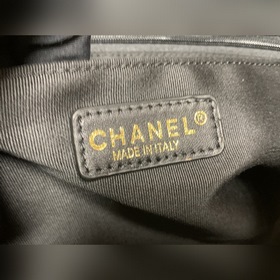 CHANE Плетеный черный с золотым модный рюкзак  Модель： 69966 699