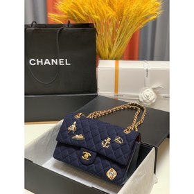 CHANEL Модель 01112 Сумка с клапаном и цепочкой через плечо Сумк