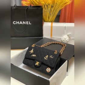 CHANEL Модель 01112 Сумка через плечо с клапаном и цепочкой Сумка
