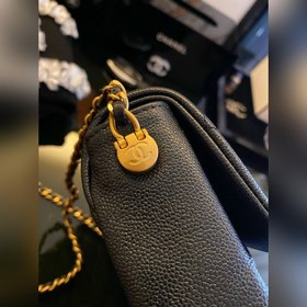 CHANEL 21 квадратный футляр для очков с градиентным темно-синим ц