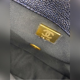 CHANEL 21 квадратный футляр для очков с градиентным темно-синим ц