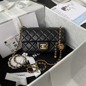 Chanel металлическая сумка с крышкой, модель AS1787 Популярная м