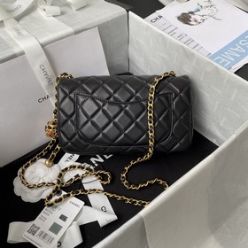 Chanel металлическая сумка с крышкой, модель AS1787 Популярная м