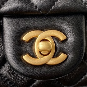 Chanel металлическая сумка с крышкой, модель AS1787 Популярная м