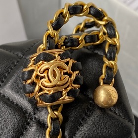 Chanel металлическая сумка с крышкой, модель AS1787 Популярная м