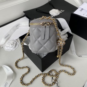 Chanel 22ss Маленькая косметичка с ажурными шариками Небольшая к