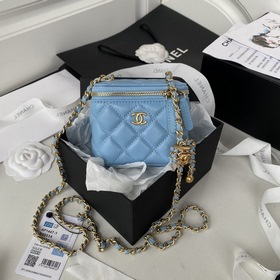Chanel 22ss Маленькая косметичка с ажурными шариками Небольшая к