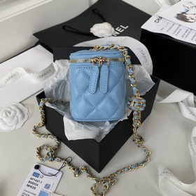 Chanel 22ss Маленькая косметичка с ажурными шариками Небольшая к